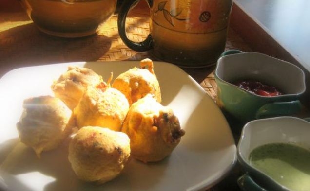 Aloo Bonda ~ Fried-Batter Covered-Spicy Potato Dumplingshealthy recipe