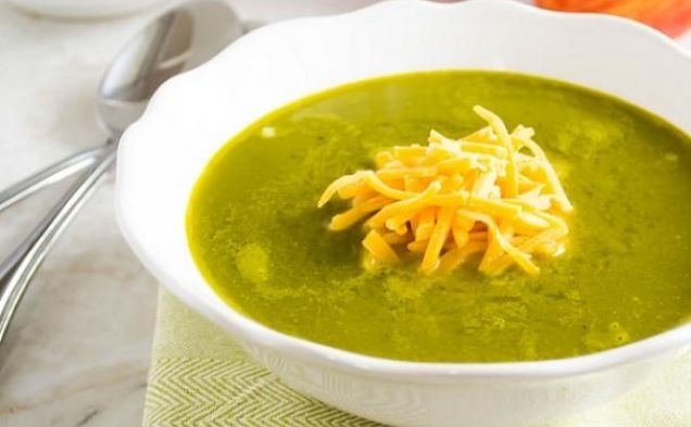 Apple spinach souphealthy recipe