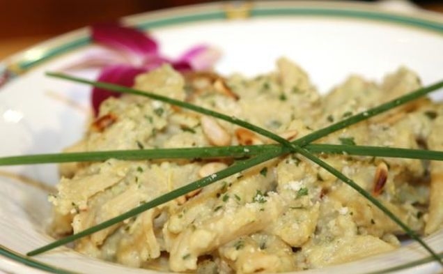 Artichoke Pesto Pastahealthy recipe