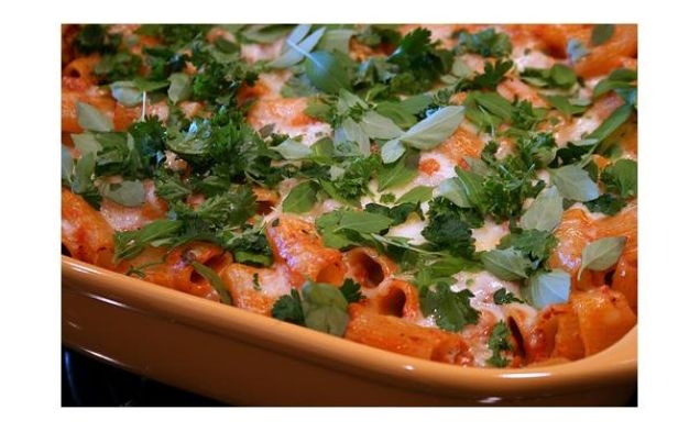 Baked Rigatonihealthy recipe