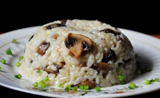 Brown Rice Mushroom Pilafhealthy recipe