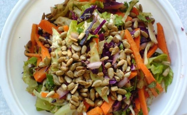Carrot and Cabbage Salad With Coriander+cumin Dry Rubhealthy recipe