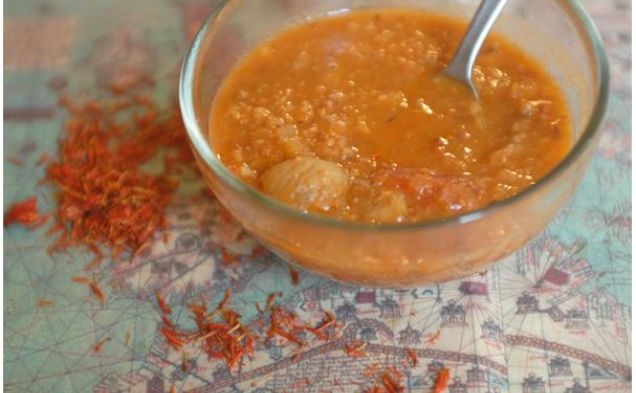 Chestnut Chorizo Souphealthy recipe