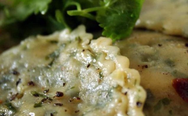 Coriander Ravioli With Pumpkin & Cottage Cheese Fillinghealthy recipe