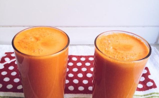 Detox Orange Carrot Juicehealthy recipe