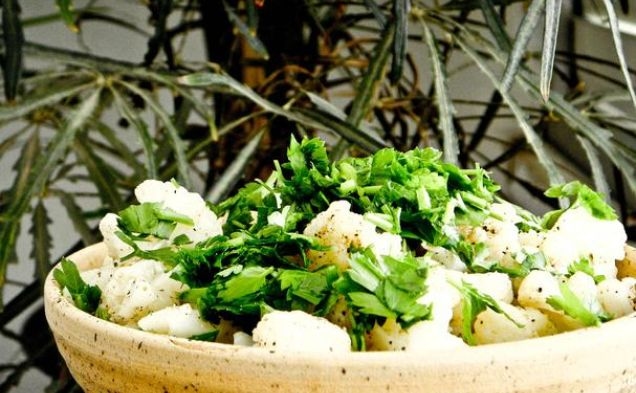 Egyptain Cauliflower Side Saladhealthy recipe