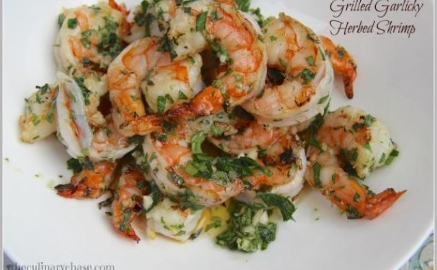 Grilled Garlicky-Herbed Shrimphealthy recipe