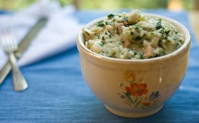 Meaty One Dish Risottohealthy recipe