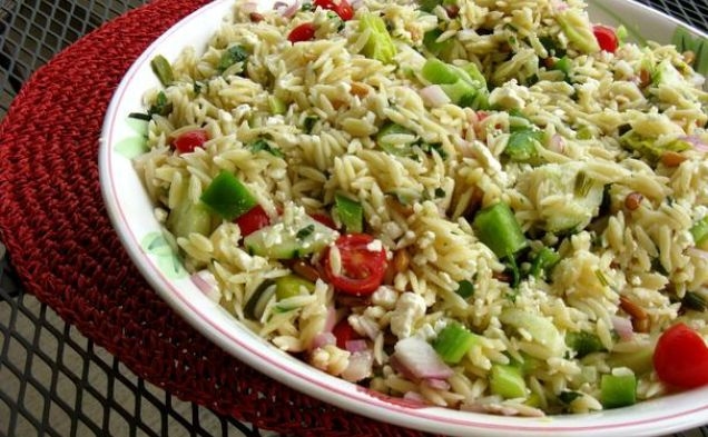 Mediterranean Orzo Saladhealthy recipe