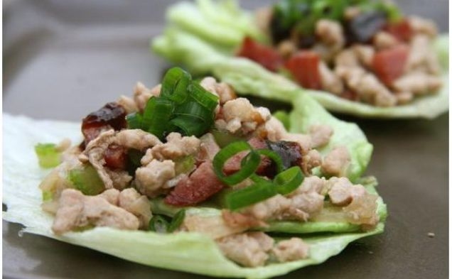 Mexican Chicken Lettuce Wrapshealthy recipe