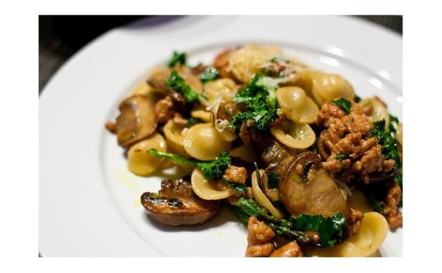 Pasta With Cream Sauce and Mushroomshealthy recipe