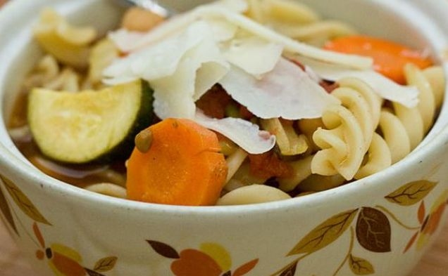 Slow Cooker Minestrone Souphealthy recipe