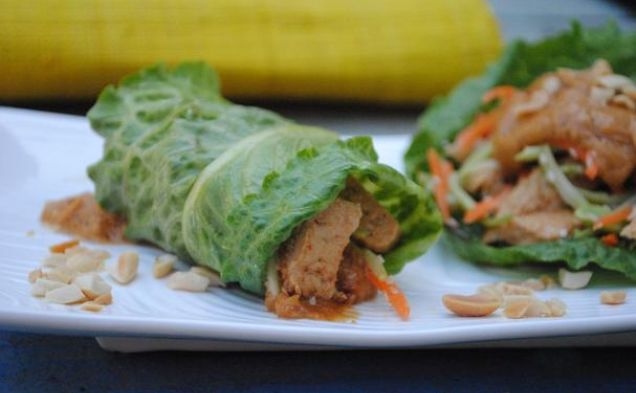 Thai "Chicken" Wrapshealthy recipe