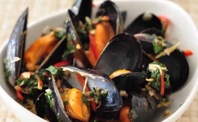Thai-Style Musselshealthy recipe