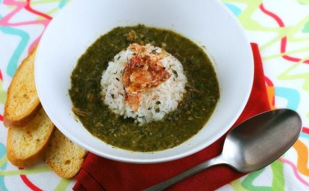 Trinidad Callaloo Souphealthy recipe