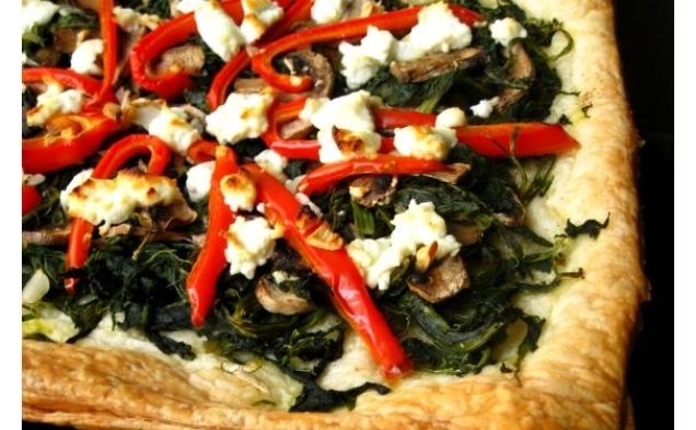 Vegetable Tart With Goat Cheesehealthy recipe