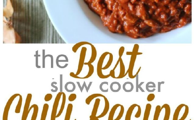 Slow Cooker Chilihealthy recipe