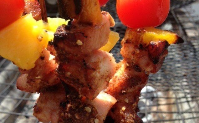Chicken and Mango Skewerhealthy recipe