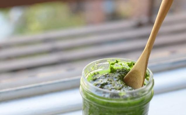 Vegan Sunflower Seed Pestohealthy recipe