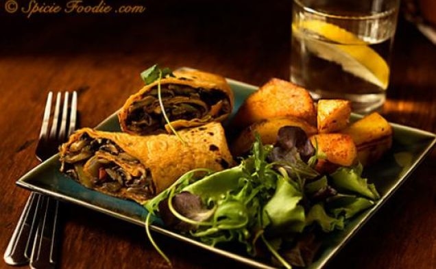 Portobello “Steak” Wrapshealthy recipe