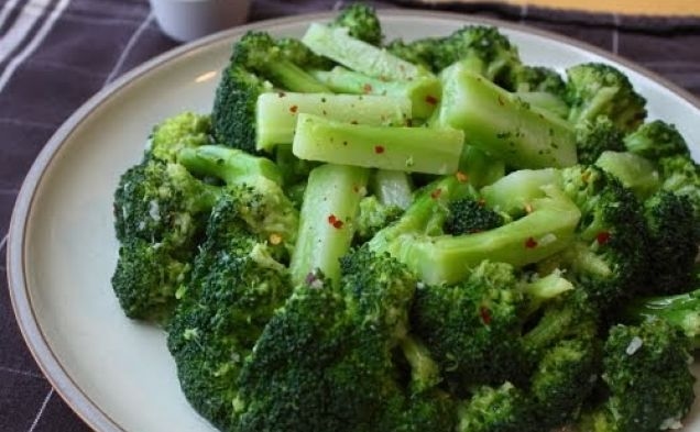 Garlic Lemon Chili Broccolihealthy recipe