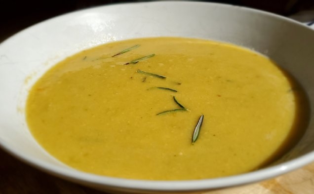 Lemon Rosemary Chickpea Souphealthy recipe