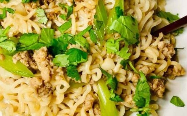 Ground Pork Ramenhealthy recipe