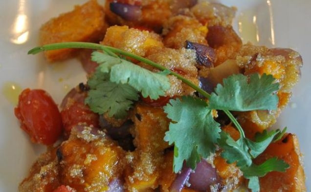 Amaranth and Roast Veggie Saladhealthy recipe