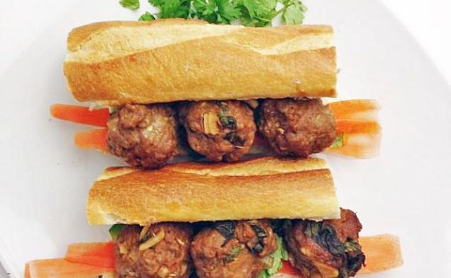 BahnMi Meatball Subhealthy recipe