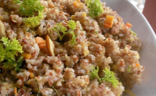 Brown Rice Vegetable Pulaohealthy recipe