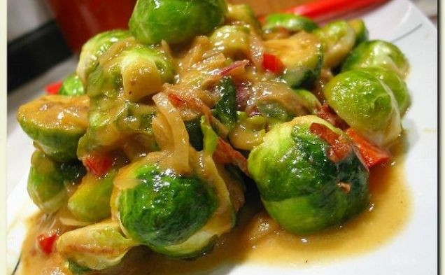 Brussels Sprout With Mustard And Honeyhealthy recipe