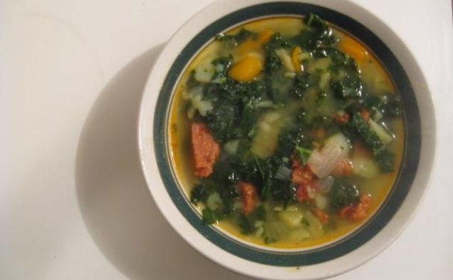 Caldo Verde - Portuguese Kale Souphealthy recipe