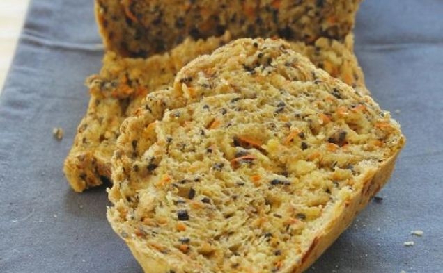 Carrot-sesame seed breadhealthy recipe