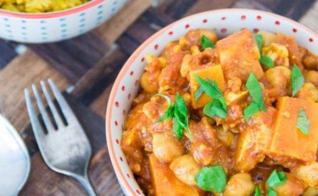 Cauliflower Chickpea Stewhealthy recipe