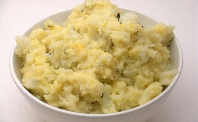 Cheddar Mashed Cauliflowerhealthy recipe