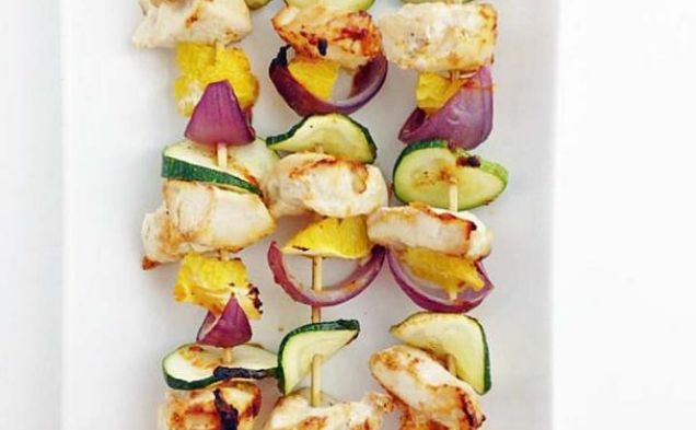 Chicken Orange Skewershealthy recipe
