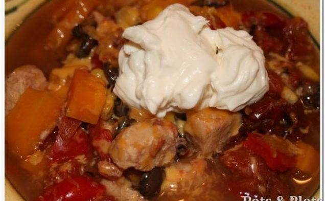 Chipotle Chicken Souphealthy recipe