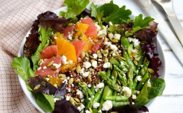 Citrus and Asparagus Saladhealthy recipe