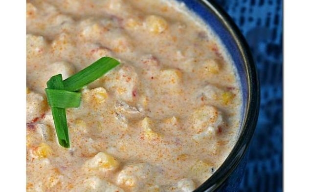 Crabby Corn Chowderhealthy recipe