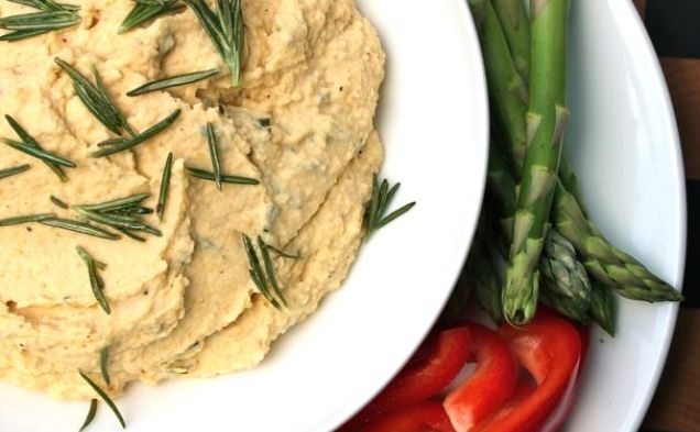 Crispy Rosemary Hummushealthy recipe