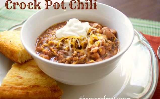 Crock Pot Chili with Beanshealthy recipe