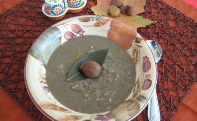 Delicious Creamy Lentils and Chestnuts Souphealthy recipe