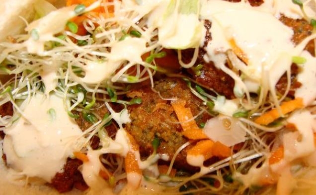 Falafels With Tahini Saucehealthy recipe