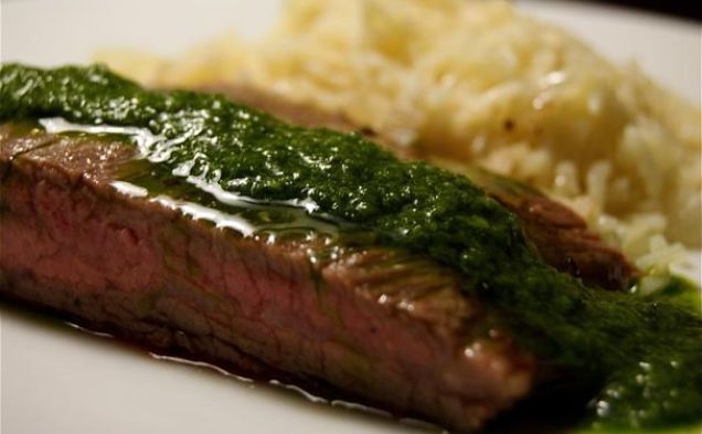 Flank Steak With Chimichurri Saucehealthy recipe
