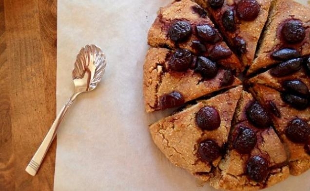 Fresh Cherry Sconeshealthy recipe
