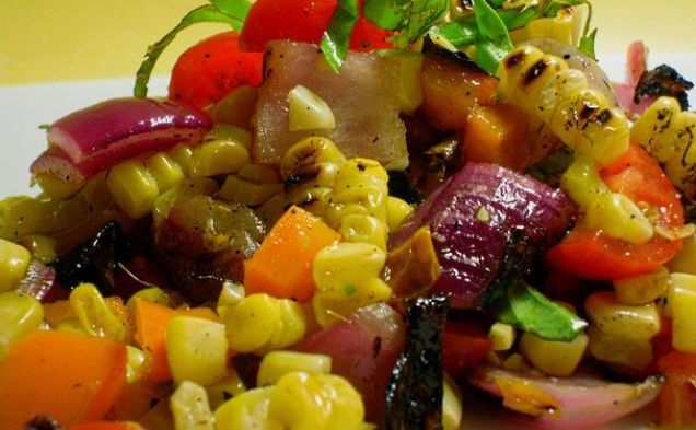Fresh Grilled Corn Saladhealthy recipe