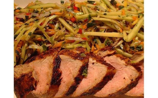 Ginger Grilled Pork Tenderloinhealthy recipe