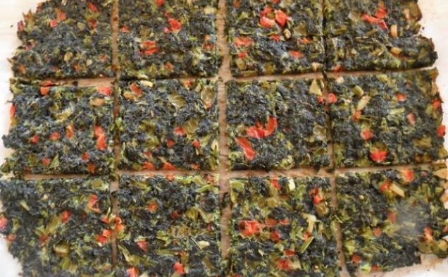 Gluten Free & Flour-Less Bread with Collard Greenshealthy recipe