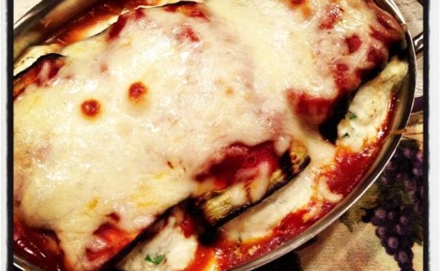 Grilled Eggplant Rollintini :: Twist on a Classichealthy recipe