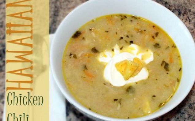 Hawaiian Chicken Chilihealthy recipe
